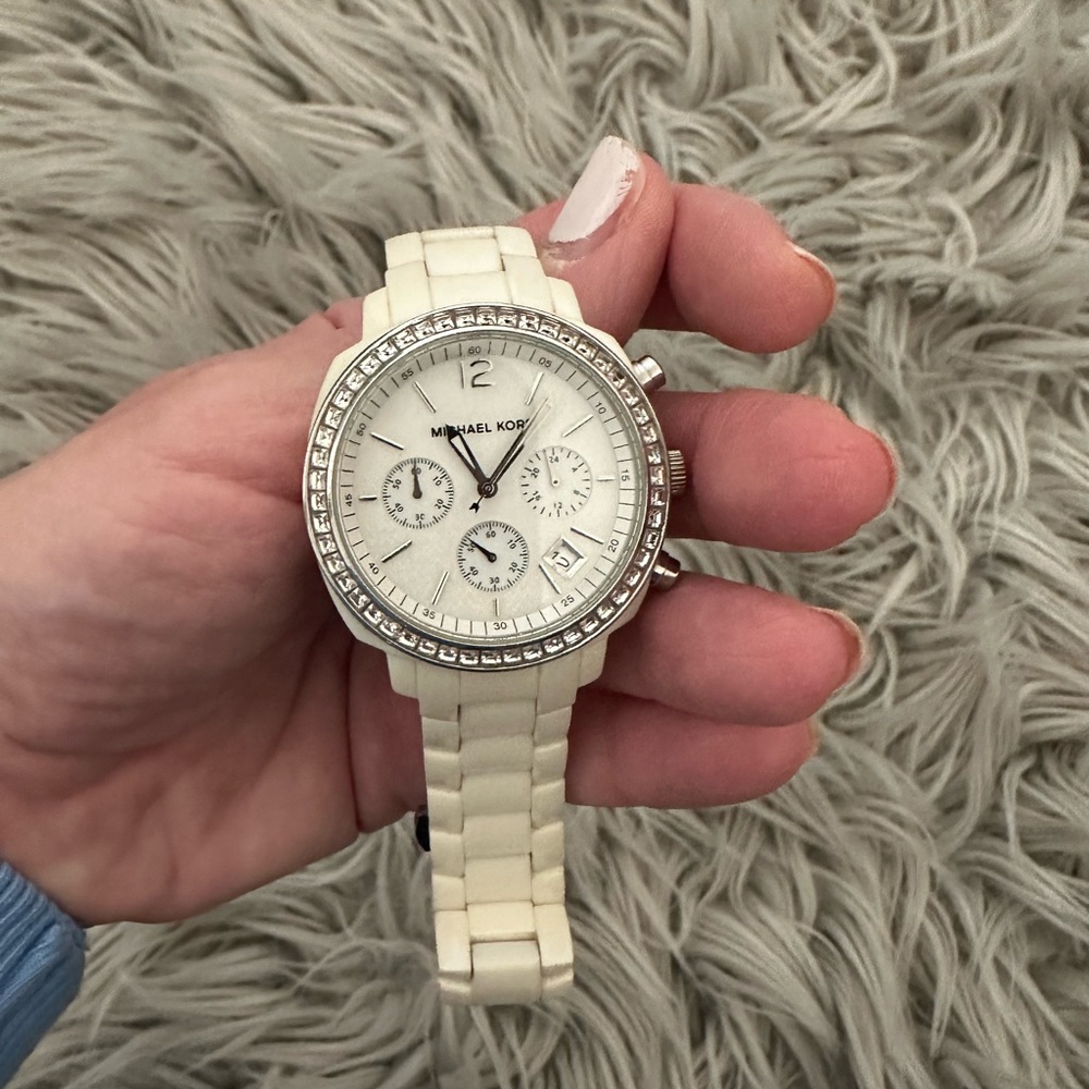 Michael Kors white watch